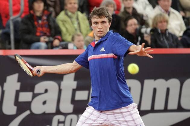 Gilles SIMON (FRA) - bet-at-home German Open 2011, ATP Tennis Herren 500 World Series, Center Court am Hamburger Rothenbaum, Hamburg, 24.07.11
