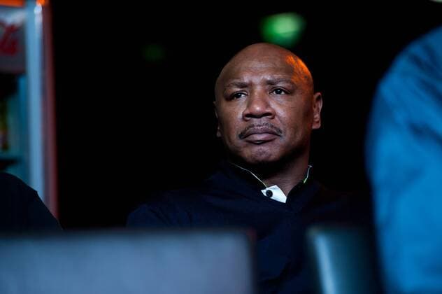 Marvin Hagler (USA Boxen) beim Auftakt des Laureus World Sports Academy-Forum 2010 im Berliner Olympiastadion am 16.11.2010