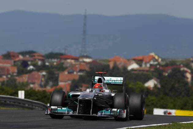 Motorsports: FIA Formula One World Championship 2011, Grand Prix of Hungary, 07 Michael Schumacher (GER, Mercedes GP Petronas F1 Team), xHOCHxZWEIx
