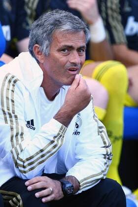 Football - Pre-season Friendly - Leicester City vs. Real Madrid Real Madrid manager, Jose Mourinho at the King Power Stadium 