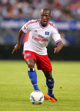 Romeo Castelen Fussball Fußball erste 1.Bundesliga Herren Testspiel Saison 2011 12 02.08.2011 Hamburg, Hamburger SV HSV vs. Valencia CF Einzelbild Freisteller Aktion
