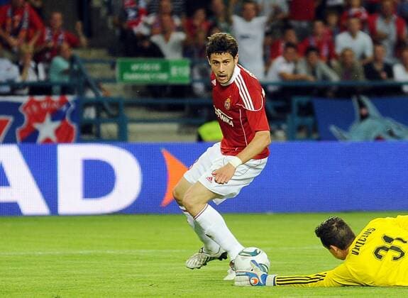Champions League Qualification - Wisla Krakow - PFC Litex Lovech - TSVETAN GENKOV, VINICIUS - 20110803LUK018 o0 Fussball