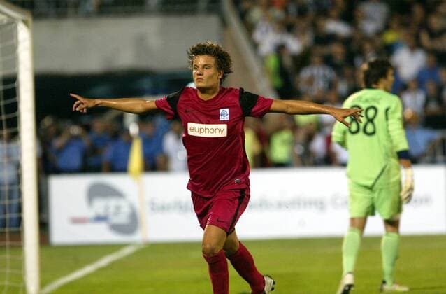 Belgrade - FK Partizan Belgrad - KRC Genk - Uefa champions league qualifying third leg - Jelle Vossen KRC Genk celebrate goal - 