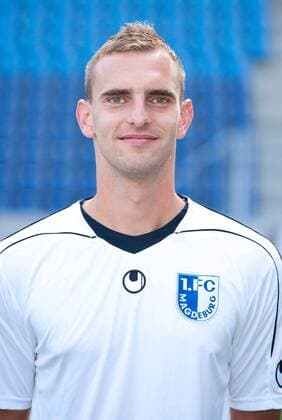 Daniel Halke (1. FC Magdeburg) - Fototermin 1. FC Magdeburg zum Start der DFB Regionalliga Nord Saison 2011-12 in der MDCC Arena Magdeburg - Einzelbild,Portrait,Deutschland,3.08.2011,Fußball,Mann,Männer