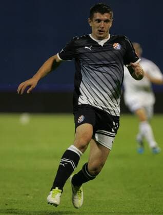 Zagreb, 03.08.2011., 3rd qualifying round, UEFA Champions League quali, NK Dinamo Zagreb (black) - HJK Helsinki (white) 1:0 - Fatos Beciraj (Dinamo-21)