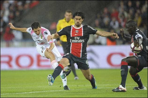 Kevin Gameiro, Mamadou Sakho - FC Paris St. Germain vs FC Lorient - JBAutissier 