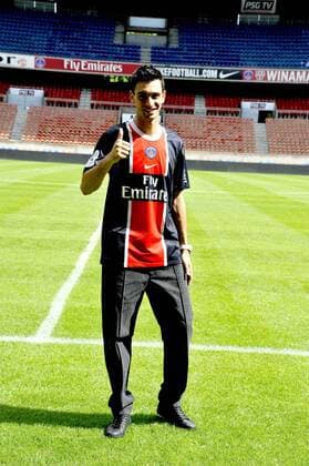 Javier Pastore wird als Neuzugang beim FC Paris St. Germain präsentiert --- GerardRoussel 