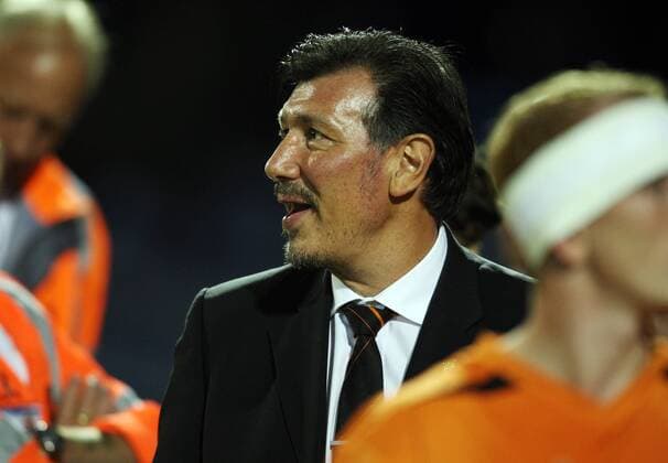Football Carling Cup Round One - FC Portsmouth vs. Barnet FC, at Fratton Park: Barnet s Lawrie Sanchez 09 08 2011 