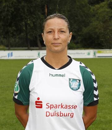 Fototermin FCR Duisburg Saison 2011 - 2012, Inka Grings (FCR Duisburg) Portrait.