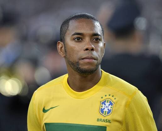 Fussball Herren, Freundschaftsspiel Nationalmannschaft Deutschland gegen Brasilien 3:2 in der Mercedes-Benz Arena, Stuttgart --- Robinho (Brasilien) DFB