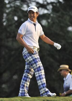 Hiroyuki Fujita of Japan walks upthe 10th fairway during the second round of the 93rd PGA Golf Herren Championship at the Atlanta Athletic Club on August 12, 2011 in Johns Creek, Georgia.  BKX2011081208