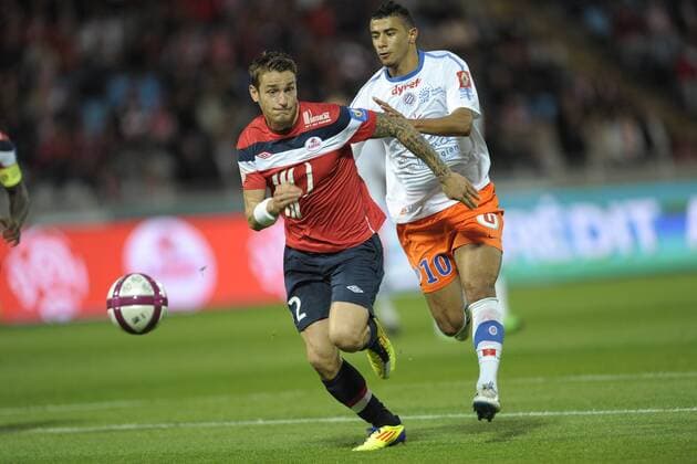 Mathieu Debuchy Younes Belhanda, OSC Lille - Montpellier HSC xJBAutissierx 