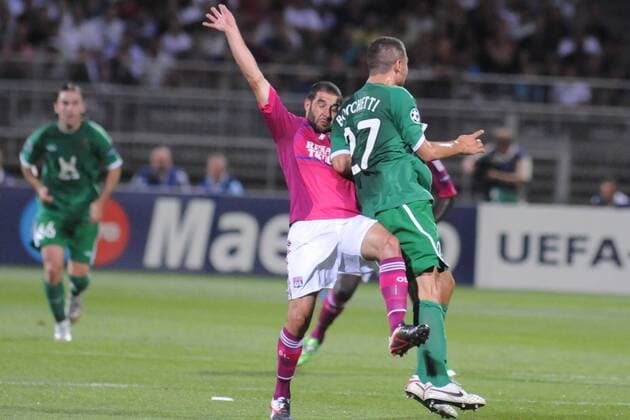 Lisandro (lyon) contre Salvator Bocchetti (rubin kazan) Olympique Lyon vs. Rubin Kazan Champions League Quali xFredericChambertxPanx 