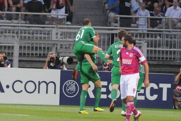 But de Vladimir Dyadyun (rubin kazan) Olympique Lyon vs. Rubin Kazan Champions League Quali xFredericChambertxPanx 