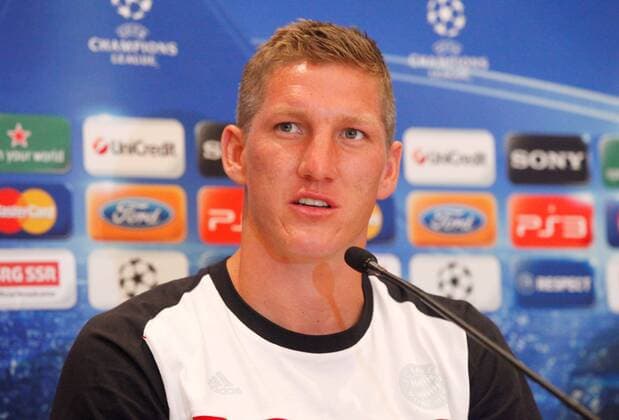 22. 08 .2011 Zürich Hotel Dolder Pressekonferenz FC Bayern München vor dem Champions League Quali Spiel gegen den FC Zürich Im Bild : Bastian Schweinsteiger (FC Bayern München) 