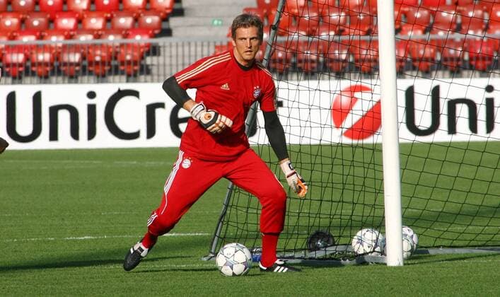 22. 08 .2011 Zürich Letzigrund Stadion , Abschlusstraining FC Bayern München vor dem Champions League Quali Spiel gegen den FC Zürich Im Bild : Torwart Hans Jörg Butt (FC Bayern München) 