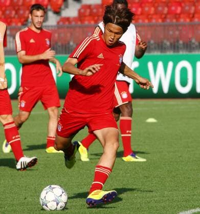 22. 08 .2011 Zürich Letzigrund Stadion , Abschlusstraining FC Bayern München vor dem Champions League Quali Spiel gegen den FC Zürich Im Bild : Takashi Usami (FC Bayern München) 