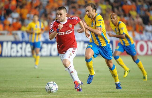 APOEL Nicosia - Wisla Krakow, PATRYK MALECKI,  20110823NB020
