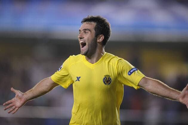 Giuseppe Rossi player of Villarreal, Villarreal CF - Odense BK --- 