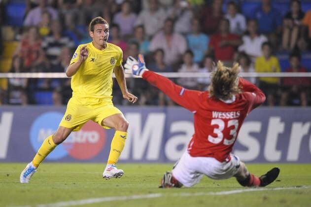 Marco Ruben player of Villarreal, Villarreal CF - Odense BK --- 