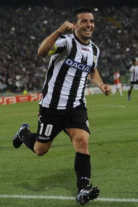 Champions League Quali - Udinese Calcio - Arsenal FC London - Torjubel Antonio Di Natale 