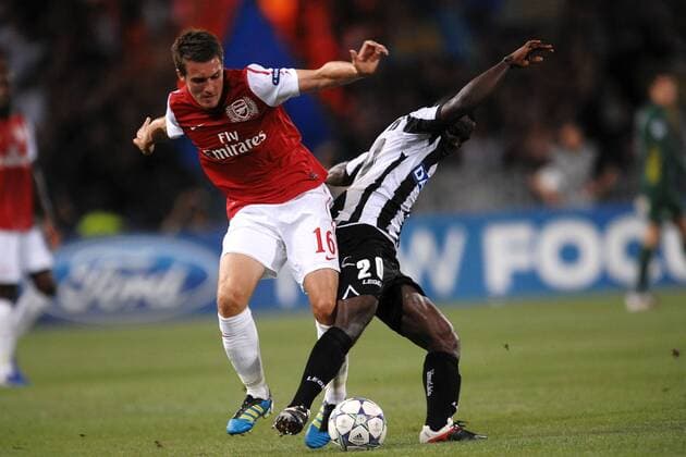 Aaron RAMSEY Arsenal, Kwadwo ASAMOAH Udinese - Champions League Quali - Udinese Calcio - Arsenal FC London -