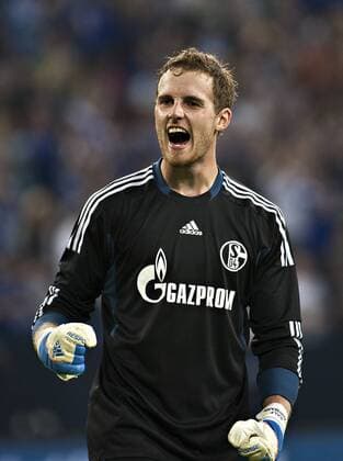 Gelsenkirchen, 25.08.2011, Veltins Arena, Fußball Torwart Ralf Fährmann (S04) FC Schalke 04 - HJK Helsinki