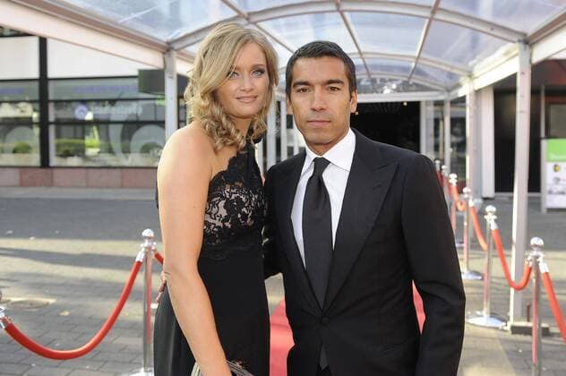 HILVERSUM - Giovanni van Bronckhorst (Trainer Feyenoord Rotterdam) mit seiner Frau Marieke auf der Gala zum Fußballer des Jahres 2011 in den Niederlanden in Studio 21 im Mediapark Hilversum. xVIxxIVx 347408 o0 Familie Frau Spielerfrau