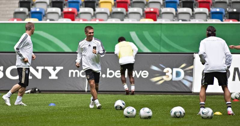 Düsseldorf, 30.08.2011, Training DFB Philipp Lahm (Deutschland)