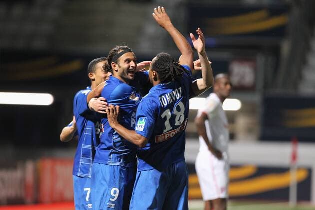 Football : 16e Coupe de la Ligue - AS Nancy AJ Auxerre - 30.08.2011 - Rudy Haddad - Roy Contout (Auxerre) Football : 16e Coupe de la Ligue - AS Nancy AJ Auxerre - Ligue 1 - 30.08.2011 StephanieGrossetete 