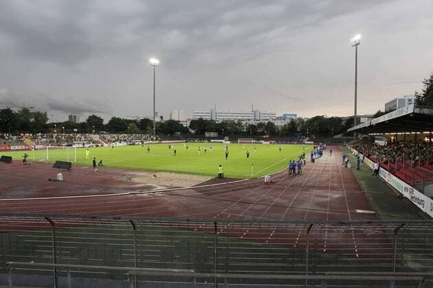 Fußball, Stadiongeschichte SC Fortuna Köln 14.07.2010, Köln - Regionalliga West 2010 2011 - Südstadion Köln - Heimspielstätte von Fortuna Köln o0 Sportstätte Stadion Totale