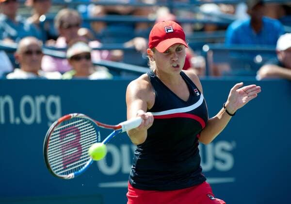 September 1, 2011: Jelena Dokic of Australia (AUS) in action during their second round Woman s Singles match on Day 4 of the 2011 U.S. Open Tennis Championships at the USTA Billie Jean King National Tennis Center in Flushing, Queens, New York, USA. SWITZERLAND OUT TENNIS: SEP 01 US Open Icon309110901090 EDITORIAL USE ONLY