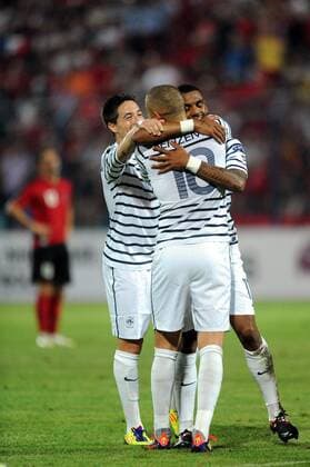 Yann M VILA (FRA) - Karim BENZEMA (FRA) - Samir NASRI (FRA) -- UEFA EURO 2011 Quali in Tirana - Albanien vs Frankreich -- AnthonyBIBARD  o0 Mvila