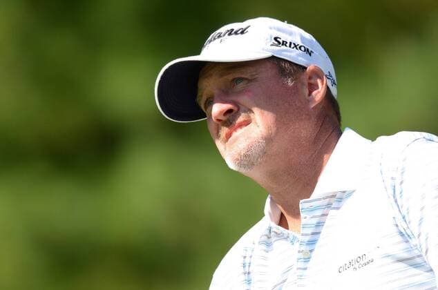September 2, 2011: Jerry Kelly during first round action of the Deutsche Bank Championship at TPC Boston in Norton, MA. PGA Golf Herren SEP 02 Deutsche Bank Championship - First Round Icon287110902126 EDITORIAL USE ONLY