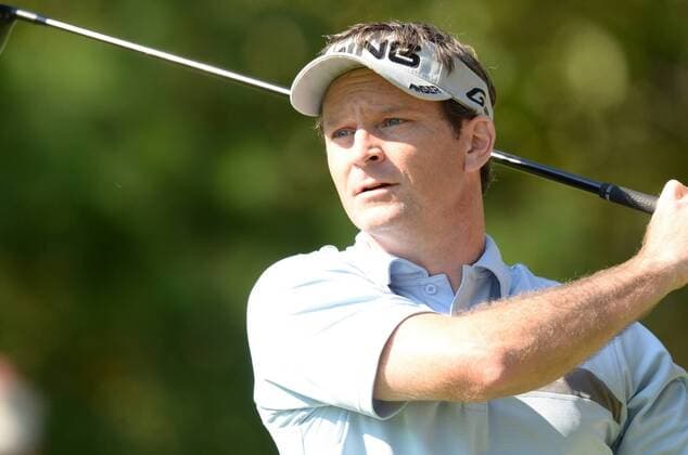September 2, 2011: Mark Wilson on 18th tee during first round action of the Deutsche Bank Championship at TPC Boston in Norton, MA. PGA Golf Herren SEP 02 Deutsche Bank Championship - First Round Icon287110902134 EDITORIAL USE ONLY
