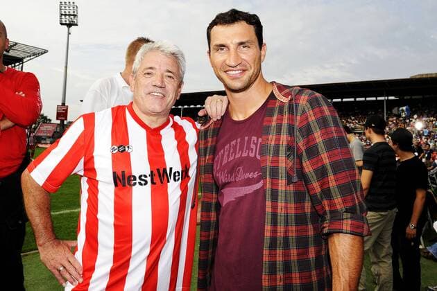 Kevin Keegan und Wladimir Klitschko - Tag der Legenden im Millerntorstadion Hamburg