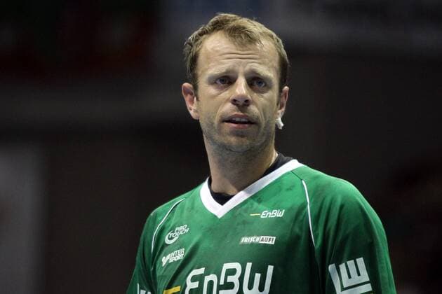 03.09.2011, Magdeburg, Sachsen-Anhalt, DEU - Handballspiel SC Magdeburg gegen Frisch Auf Göppingen in der GETEC-Arena, Dalibor Anusic (Göppingen, 14) im Porträt, 107D030911Magdeburg.jpg,