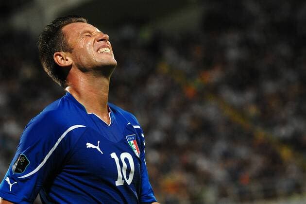 Antonio CASSANO Italia Firenze 6 9 2011 Stadio Artemio Franchi, Football 2011 Italien - Slowenien, Qualifikation Euro - andreaxstaccioli
