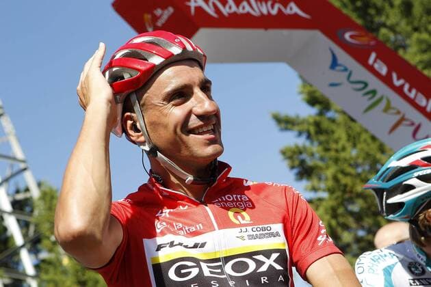 Juan Jose Cobo during during the stage of La Vuelta 2011 between Faustino V and Pena Cabarga.September 7,2011.  (20110907623)