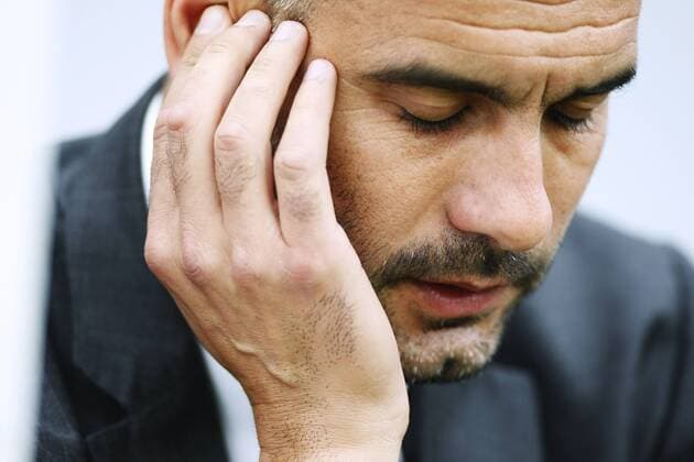Josep PEP Guardiola (Barcelona), SEPTEMBER 10, 2011 - Football Soccer : Spanish Liga Espanola match between Real Sociedad 2-2 FC Barcelona at Estadio Anoeta in San Sebastian, Spain.  ( oqma005732)