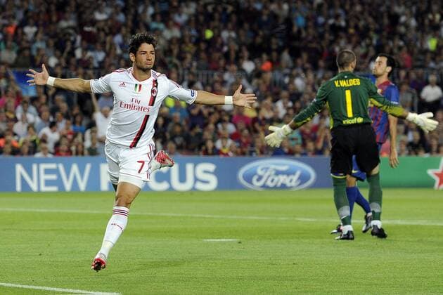 FC Barcelona (Barca) - AC Mailand, Alexandre Pato 