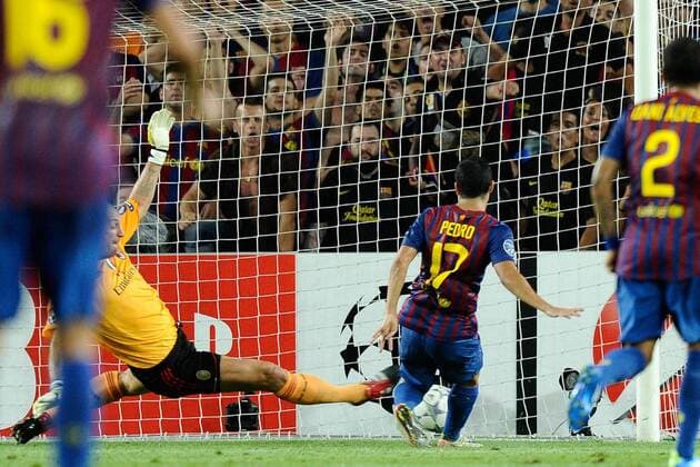 FC Barcelona (Barca) - AC Mailand, gol Pedro Rodriguez 