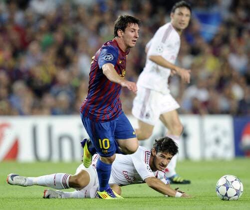 FC Barcelona (Barca) - AC Mailand, Lionel Messi-Alexandre Pato 