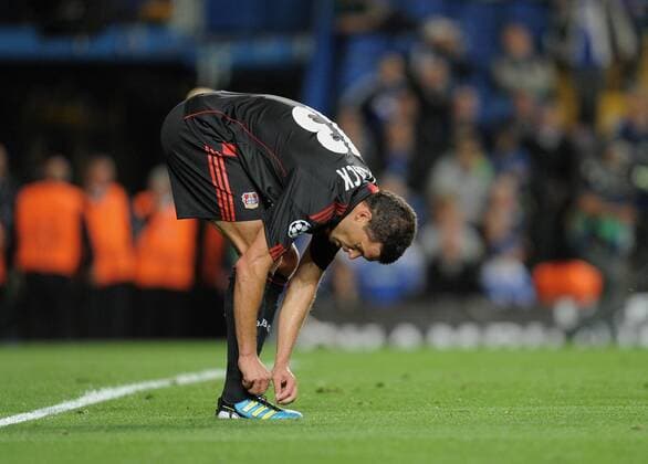 FUSSBALL CHAMPIONS LEAGUE SAISON 2011 2012 13.08.2011 FC Chelsea London - Bayer 04 Leverkusen Michael Ballack (Bayer 04 Leverkusen) 