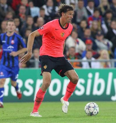 14.09 .2011 Basel , St Jakob Park Fussball UEFA Champions League Gruppenphase FC Basel - Otelul Galati (ROM) 2:1 Marco Streller (FC Basel)
