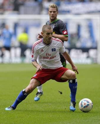 HAMBURG,17.09.2011,Mladen Petric (Hamburger SV) im DFL 1 Bundesliga Spiel Hamburger Verein gegen Borussia Moenchengladbach (0:1) in der ImtechArena,Hamburg.