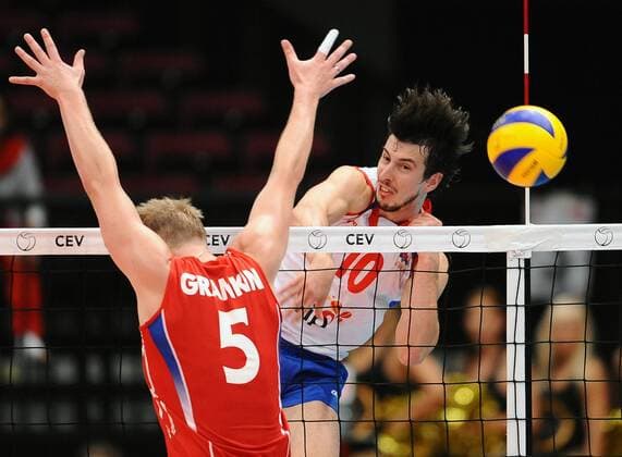 VIENNA, VOLLEYBALL EUROPEAN CHAMPIONSHIP - RUSSIA VS. SERBIA SEMIFINAL GAME: ROSIC Nikola -  20110917LUK103