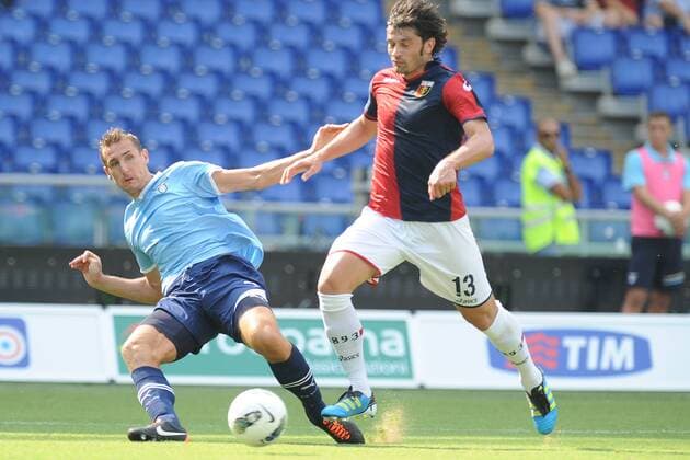 Miroslav Klose (Lazio Rom) gegen Kakha Kaladze (Genoa CFC 1893) - AntoniettaxBaldassarre