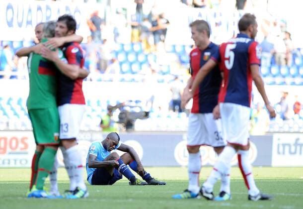 Djibril Cisse - Lazio Rom - Genoa CFC 1893 (FC) - o0 Enttäuschung Freud und Leid