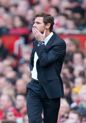 Andre Villas Boas manager of Chelsea Barclays Premier League - Manchester United (ManU) - Chelsea FC London - EDITORIAL USE ONLY. No use with unauthorised audio, video, data, fixture lists, club league logos or live services. Online in-match use limited to 120 images, no video emulation. No use in betting, games or single club league player publications.